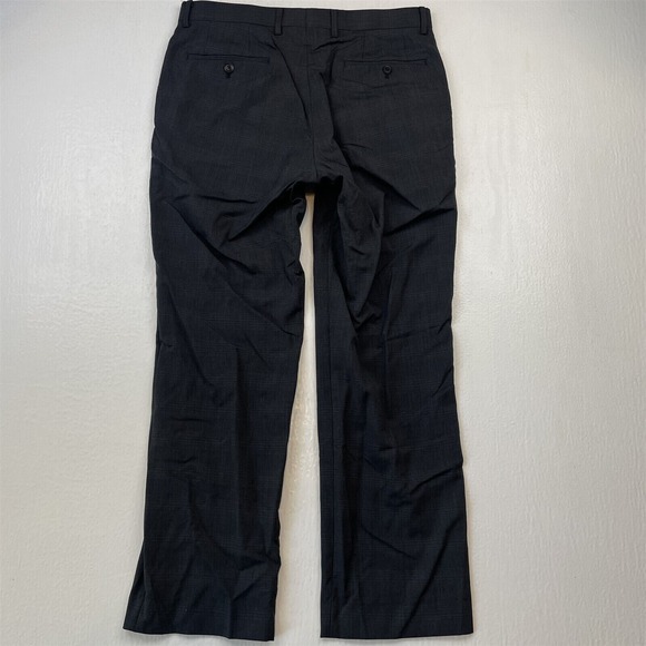 John Varvatos 32x30 Gray Check Plaid Wool Suit Mens Dress Pants - Picture 9 of 9